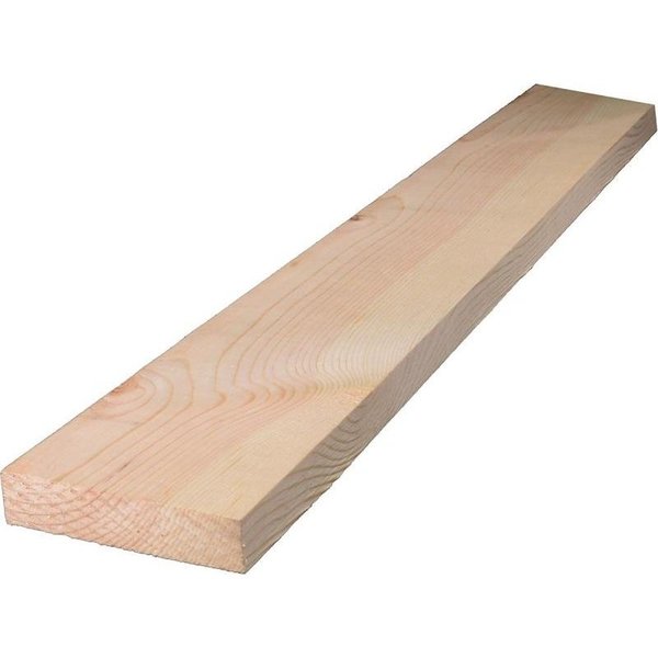 Alexandria Moulding Common Board, 4 ft L Nominal, 4 in W Nominal, 1 in Thick Nominal 0Q1X4-70048C